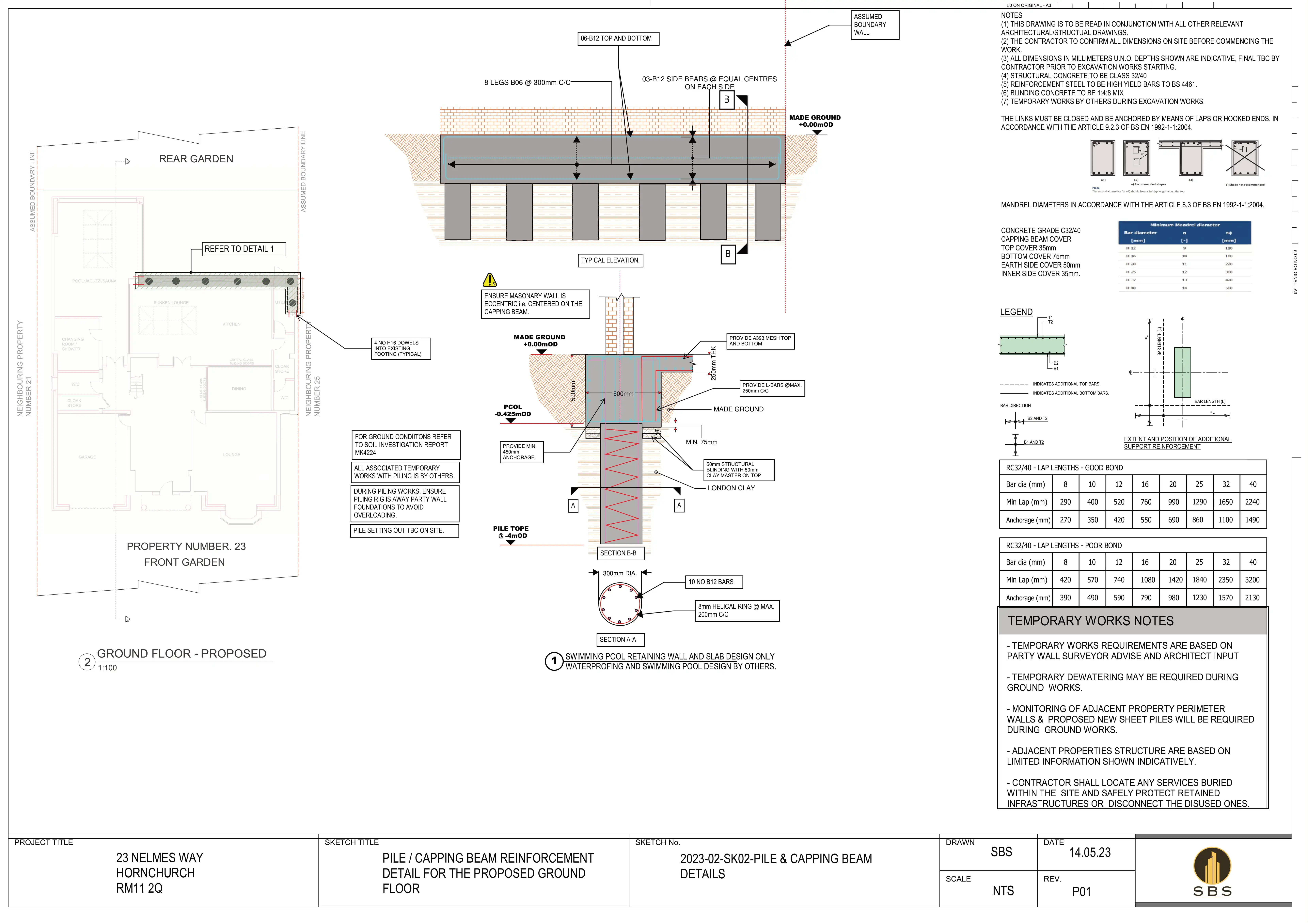 Pile Foundation Design – Structural Calculations